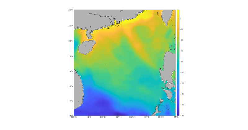 Average daily data of the first day of lwrad output by roms